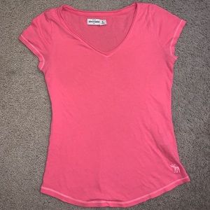 Pink Abercrombie Kids shirt